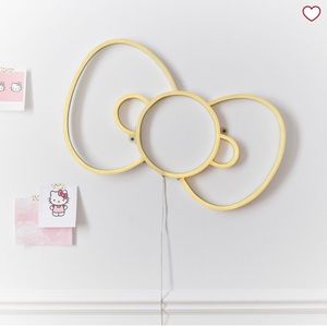 Hello Kitty Bow LED Light Pottery barn teen